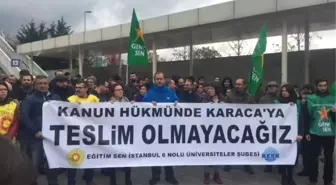 İTÜ'de İhraç Edilen Akademisyenler İçin Eylem