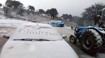 Tokat'ta Mevsimin İlk Karı Düştü