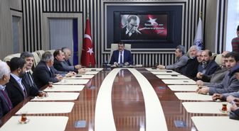 Muhtarlardan Başkan Gürkan'a 'Hayırlı Olsun' Ziyareti