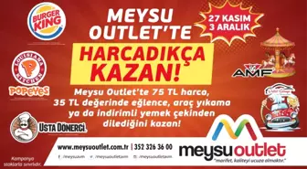 Meysu Outlet' Te Alışveriş Hem Lezzetli Hem Eğlenceli