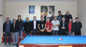 Karaman'da Öğretmenler Günü Bilardo Turnuvası Sona Erdi