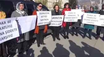 Tokat'ta Kadına Yönelik Şiddete Kornalı Protesto