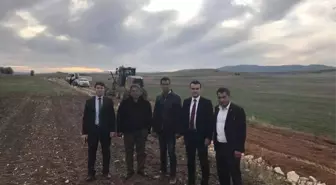 Kaymakam Musa Kazım Çelik, Köy Yolu Çalışmalarını Yerinde İnceledi