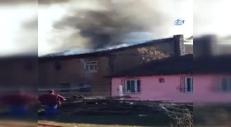 Köy Evi Alev Alev Yandı