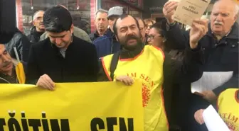 Maltepe İlçe Milli Eğitim Müdürlüğü Önünde 'Kitap' Protestosu