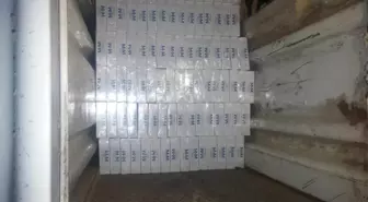 Şemdinli'de 11 Bin 180 Paket Kaçak Sigara Ele Geçirildi