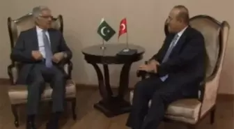 Çavuşoğlu Azerbaycanlı ve Pakistanlı Mevkiidaşıyla Görüştü