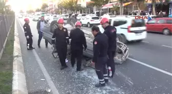 Şanlıurfa Otomobil Takla Attı, Sürücü Yaralandı