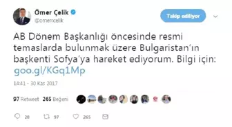 AB Bakanı Çelik Bulgaristan'da