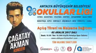 Okullar Ligi Heyecanı Çağatay Akman Konseriyle Başlıyor