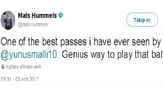 Hummels'ten Milli Futbolcuya Övgü