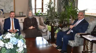 Vali Güvençer, Eski Bakan Ramazanoğlu'nu Ağırladı