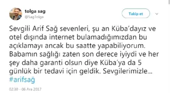 Arif Sağ, Tedavi İçin Küba'ya Gitti (2)