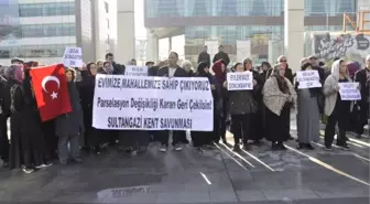 Sultangazi'de İmar Planı Protestosu