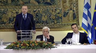 Cumhurbaşkanı Erdoğan, Onuruna Verilen Yemekte Konuştu
