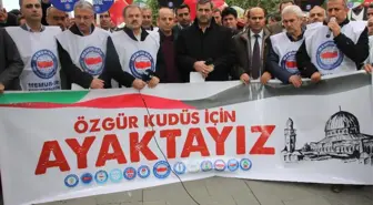 Hatay'da Kudüs Kararı Protesto Edildi