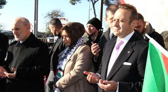Beykoz'da 'Kudüs' Protestosu