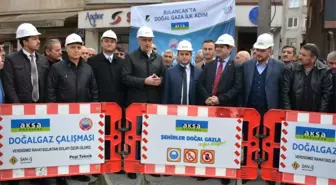 Bulancak'ta Doğalgaz İçin İlk Kazma Vuruldu