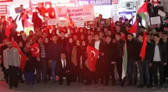 Isparta Ak Gençlik'ten Kudüs Protestosu