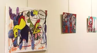 Zihinsel Engelli Çelik'in Ressam Miro'nun Eserlerine Benzeyen Resimleri Hayran Bıraktı