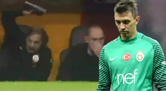 Galatasaray'da Ayhan, Hatalı Gol Yiyen Muslera'ya Küfrederken Yakalandı