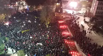 Malatya'da Binlerce Vatandaş Kudüs İçin Yürüdü