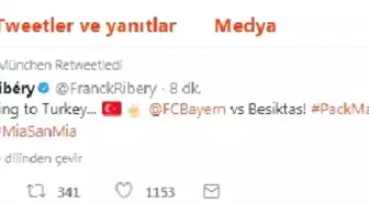 Bayern Münihli Futbolcuların Beşiktaş Paylaşımı