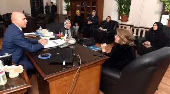 AK Parti Genel Merkez Kadın Kolları Myk Üyesi M.belma Erdoğan, Başkan Korkut'u Ziyaret Etti...