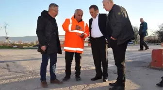 Başkan Avcu Yol Çalışmasını İnceledi