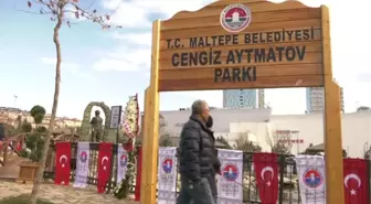 Dünyaca Ünlü Yazar Cengiz Aytmatov'un Heykeli Maltepe'de Açıldı