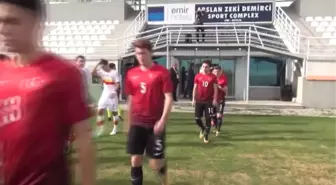 Futbol: Hazırlık Maçı - Türkiye 18 Yaş Altı Milli Futbol Takımı, Karadağ'ı 2-1 Mağlup Etti - Antalya