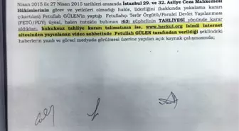 Fetö Lideri Gülen'in 2015'deki Tahliye Talimatının Delili Fevzi Yazıcı'dan Ele Geçirildi