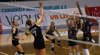 Bayanlar Kupa Voley: Çanakkale Belediyespor: 3 - Beşiktaş: 1