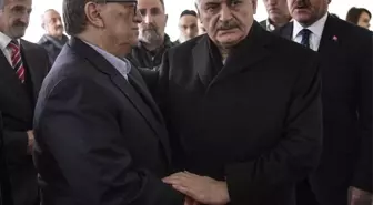 Başbakan Yıldırım Mesut Yılmaz'a Taziye Ziyaretinde Bulundu