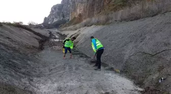 Ali Kaya Deresinin Beton Kısımlarında Onarım Çalışması Yapıldı