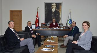 Başkan Albayrak, Basın İlan Kurumu Müdürleri Özvarlık ve Günel'i Makamında Ağırladı