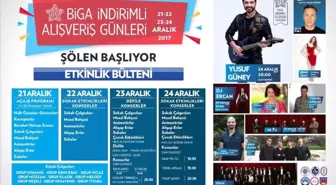 Biga'da İndirimli Alışveriş Heyecanı Başlıyor