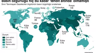 Sınır Tanımayan Gazeteciler: 2017'de 65 Gazeteci Öldürüldü, 326 Gazeteci Hapiste