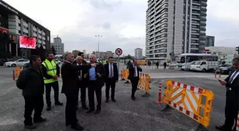 Başkan Çelik, Katlı Kavşağın Üst Bölümünü Trafiğe Açtı