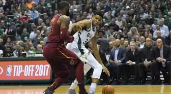 Lebron'lu Cavaliers'a Antetokounmpo Önderliğindeki Bucks Dur Dedi