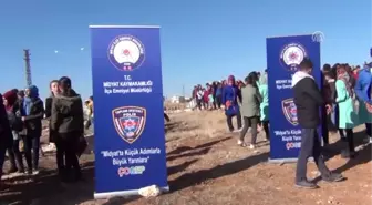 Midyat'ta Polis Çocuklarla 2 Bin Fidan Dikti