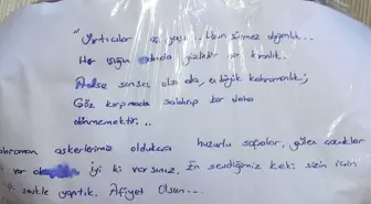 Minik Öğrencilerden Askerlere Duygulandıran Hediyeler