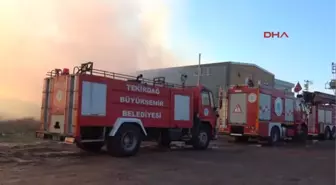 Tekirdağ'da Mobilya Fabrikasında Yangın