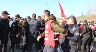 Polis, Ankara'ya Yürümek İsteyen İşçilere Müdahale Etti: 33 Gözaltı