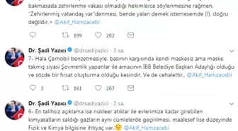 Başkan Yazıcı'dan Hamzaçebi'nin İddialarına Sosyal Medyadan Cevap