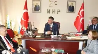AK Parti'li Savaş, MHP'yi Ziyaret Etti