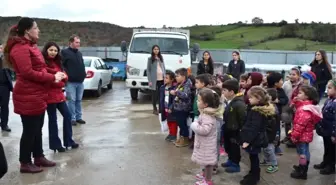 Biga'da Minik Öğrenciler Geri Dönüşüm Tesisini Gezdi