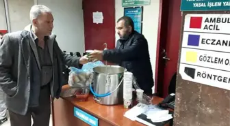 Hasta Yakınlarına Sıcak Çorba İkramı