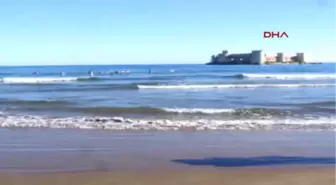 Mersin'de Ocak Ayın da Deniz Keyfi