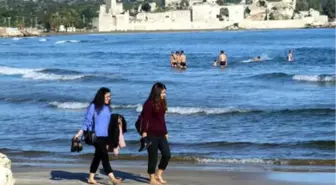 Mersin'de Ocakta Deniz Keyfi